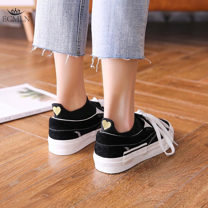 4 perechi Lot șosete de bumbac pentru femei, culoare noutate, fete, drăguț, brodat cu inimă, casual, amuzant, șosete la gleznă, pachet