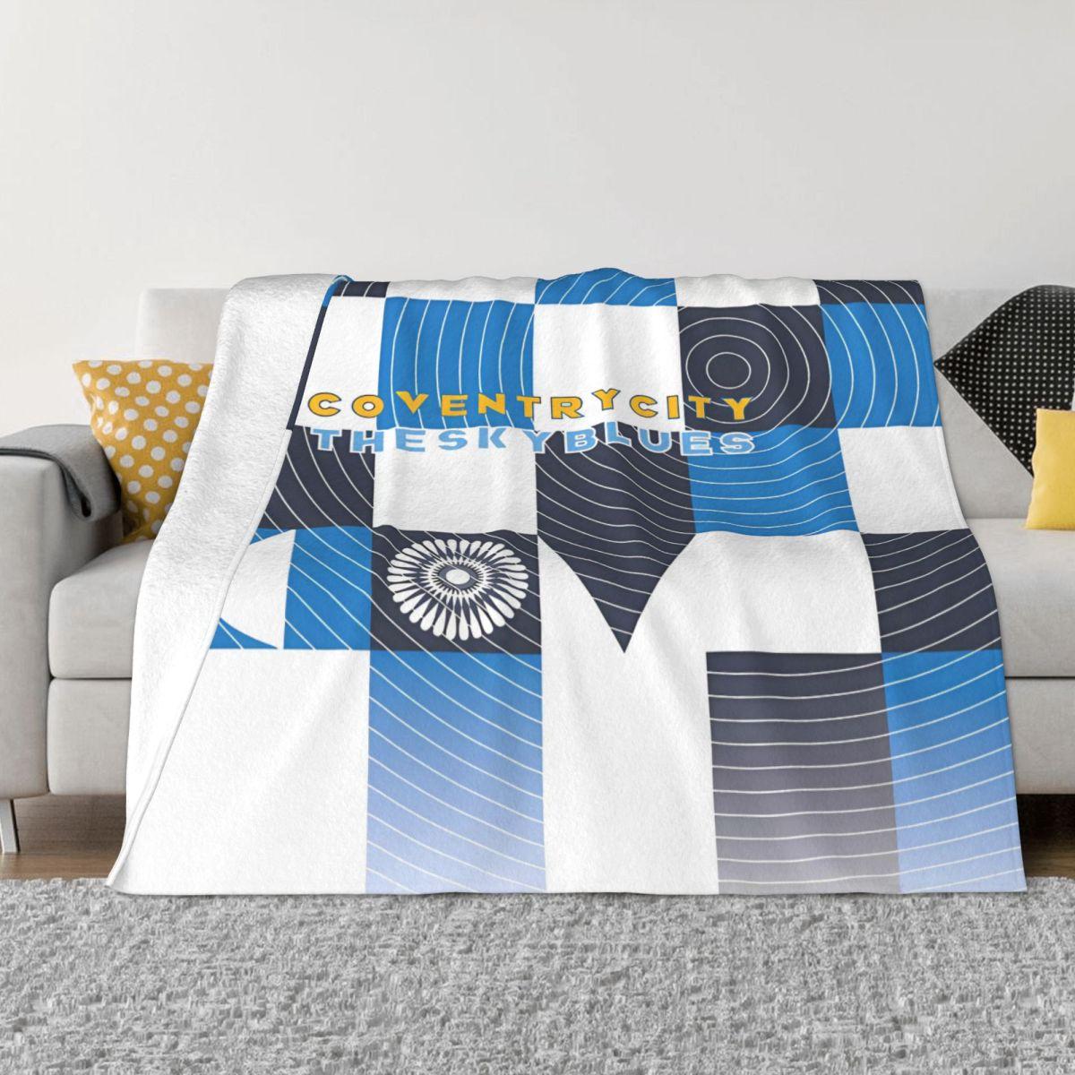 

Ковентри Сити - Небесно-голубые 2024 Ультрамягкое микрофлисовое одеяло 30x40in
