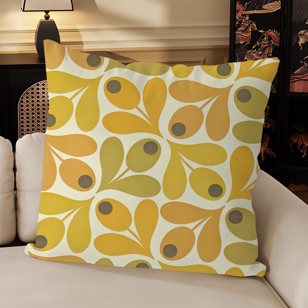 Ästhetische Kunst O-Orla Kiely Blumenstiel Kissenbezug Sofa Wohnzimmer Schlafzimmer Kopfteil Rückenlehne Kissen Quadratisches Kissen Nickerchenzeit