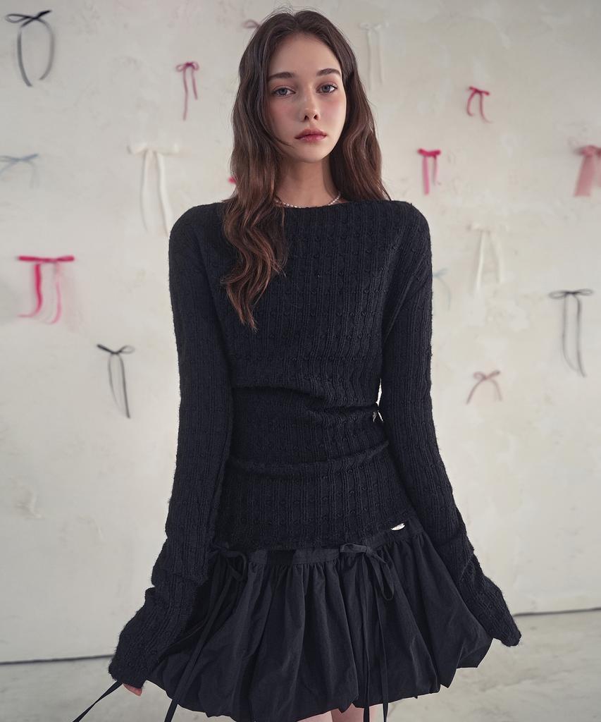 VIVACIOUS Diane Drape Knit Tee_2Colors