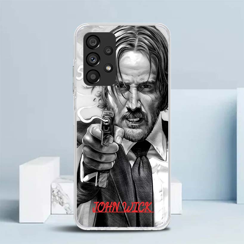 

John Wick 4 Movie Soft Cover for Samsung Galaxy A17 A37 A57 A16 A26 A36 A56 A15 A14 A55 Phone Case A13 A53 A25 A35 A24 A34 A23 A Samsung A57