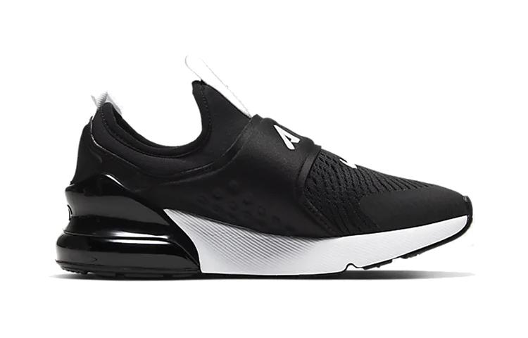 Nike Air Max 270 Extreme Running Shoes Black White Kids' CI1107-001