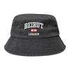 Unisex Women Bucket Hat Beirut Lebanon Travel Headwear UV Protection Outdoor Fishing Hat  Boonie Hat Dropshipping