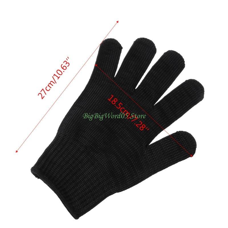 

24TE Bird Training Anti-Bite Glove Safety Handling for Squirrel Hamster Cockatiel чорний