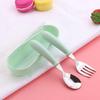Kid Tableware Set Children Utensil Stainless Steel Toddler Dinnerware Cutlery Baby Safety Feeding Spoon Fork Cute Tableware
