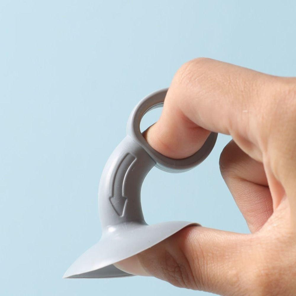 3cps Silicone Door Stoppers Anti-Collision Door Handle Cover Door Handle Bumper  Protecting Wall