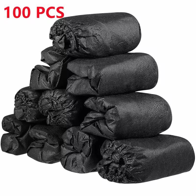 Disposable Shoe Covers Anti Slip Waterproof Overshoes Dustproof Reusable Boot Cover Protectors for Indoors Home Office Workplace