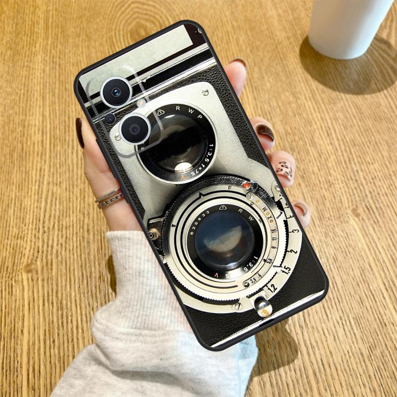 

Ретро Камера Винтажный Чехол Для OPPO Reno 12F 11F 13F 14F 8T 8 Lite 10 11 12 13 14 OPPO Find X8 X6 X5 X9 Pro Чехол OPPO Reno12 F