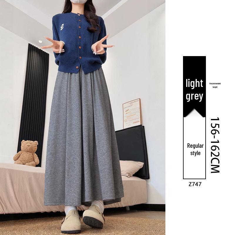 Apricot Yamamoto Women's High-Waisted A-Line Culottes, Summer 2025: Slimming, Casual, Petite, Lazy Wide-Leg Pants