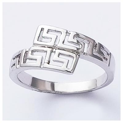 Silberring 'Choréographie' Silber (rhodiniert) - 8 mm