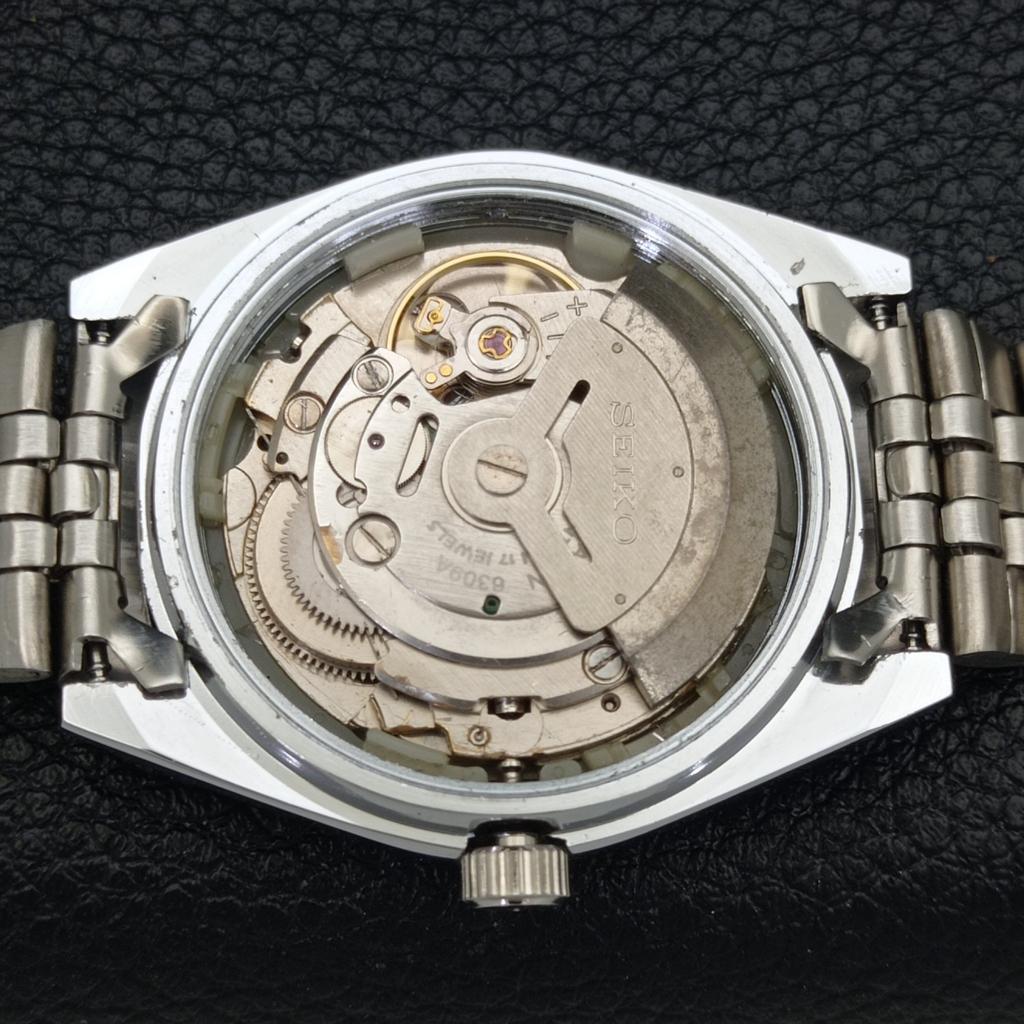 JAPAN SEIKO 5 AUTOMATIC MENS 6309A REFURBISHED BLACK COLOR DIAL WATCH a440327-9 Sk-a440327-1