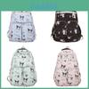 Rucksack für Mädchen mit Sanrio Kuromi Süßes Schleifenmuster Für den Schulgebrauch
