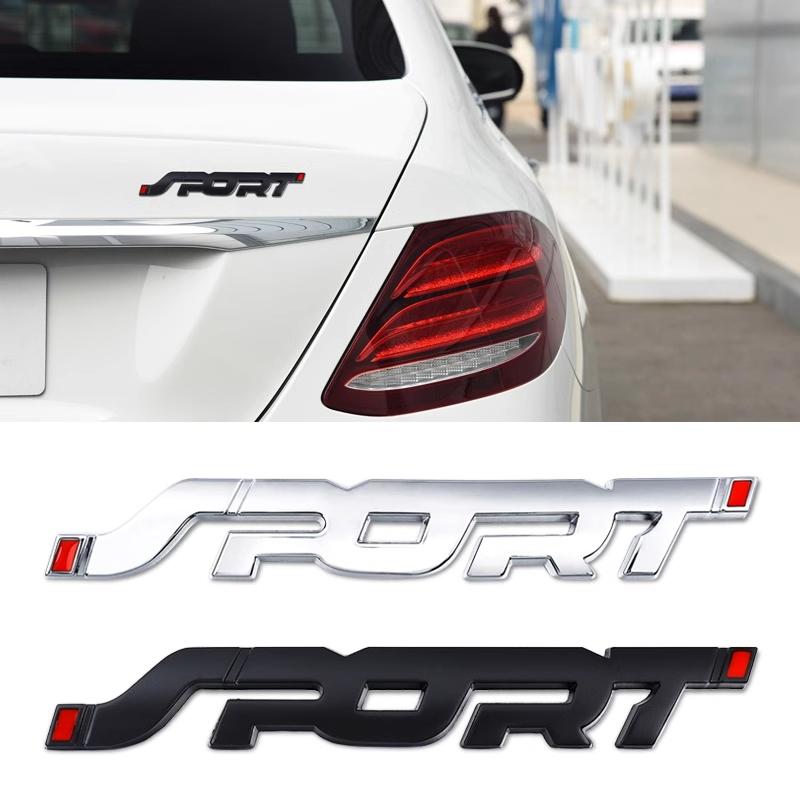 Car Accessories Sticker Styling Metal 3D Auto Car Trunk Racing Fashion Sport Word Letter Logo Emblem Badge Decal Sticker