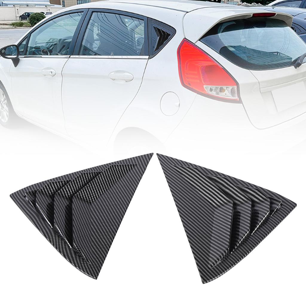 1 P  Rear Side Window Louver Privacy   Reduce Temperature Window Louver   Vent Scoop Shade Cover Blind for   MK7 7.5 2008 to 2017