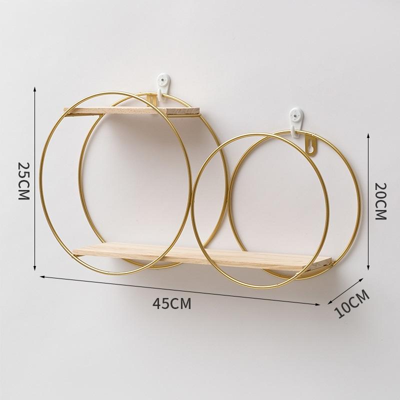 Punch-free Living Room Wall Hanging Wall Decoration Light Luxury Wall Pendant Sofa Background Wall Decoration Storage Rack