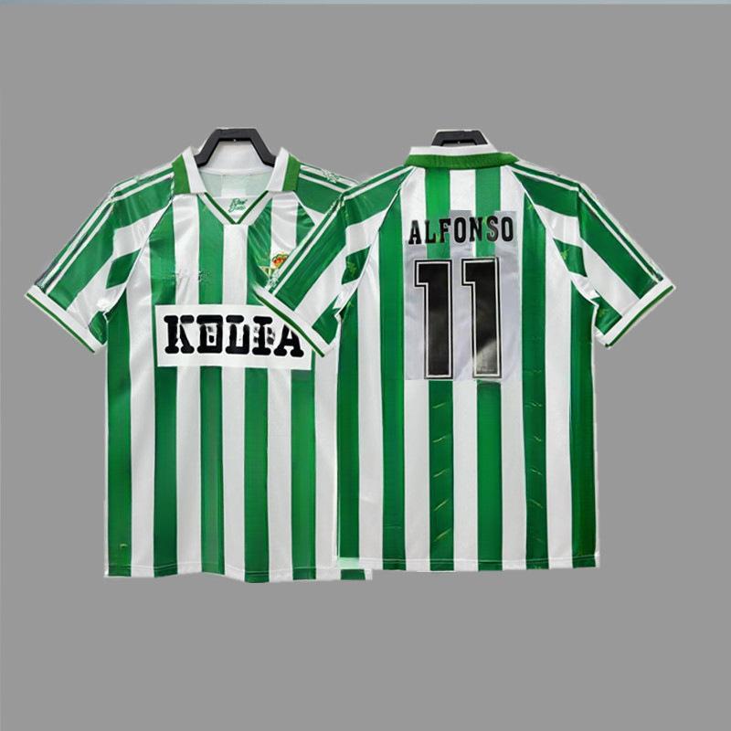 Retro jersey football jersey classic nostalgic replica Betis Rodriguez long Retro jersey