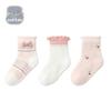 Spring/Summer Bow Baby Mesh Lace Cotton Socks - Breathable & Thin Princess Socks for Girls