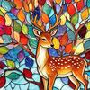 Acrylic Jigsaw Puzzle Suncatcher Window Hanging Kit, Stained Glass Style DIY Puzzles Home Garden Decor, Birthday Gifts for Women, Wife, Aunt, Mom