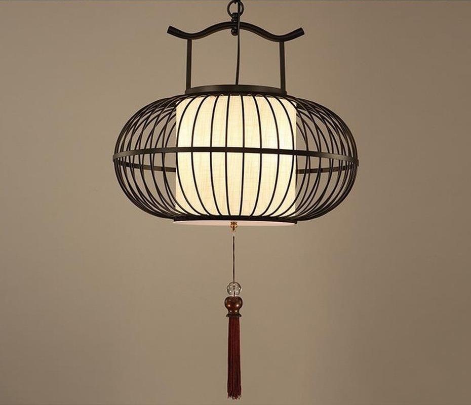 Chinese Style Pendant Lights Lantern Led Hanging Lamp for Study Living Room Light Fixtures Loft Industrial Home Decor Luminaire