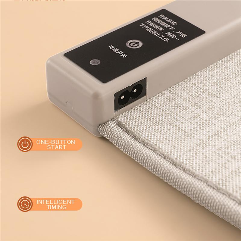 Under Desk Electric Foot Heater Foldable Leg Warmer with Thermostat & Auto Shut Off for Office Home Timer Temp Adjustable