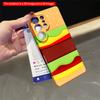 2DFlat Samsung phone case Vibrant Burger Layers Phone Case Applicable to Galaxy S23 S24 S25ULTRA S26 A12 A14 A15 A16 A54 A55