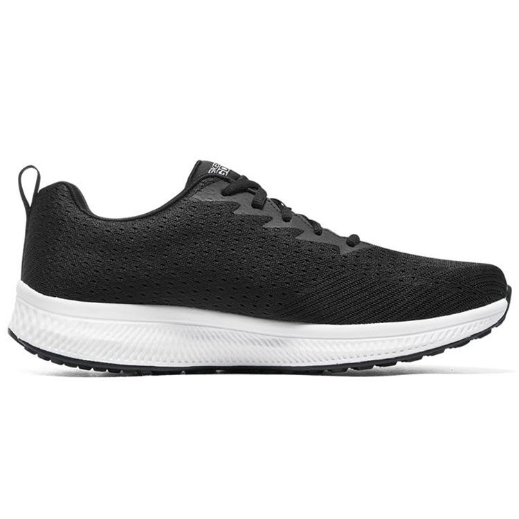 Skechers Go Run Ammortizzazione Costante Tessuto Assorbimento degli Urti Durevoli Scarpe da Corsa Basse Uomo scarpe da corsa Nero Bianco 220375-BKW