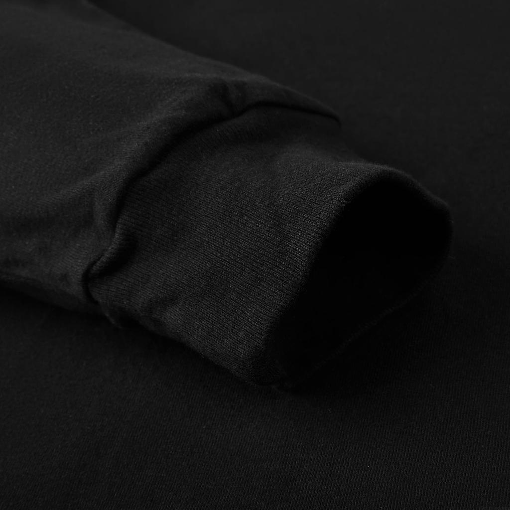 Vans Round Neck Letter Comfortable Casual Long Sleeve T-Shirt Men Tops Black VN0A4RU3BLK