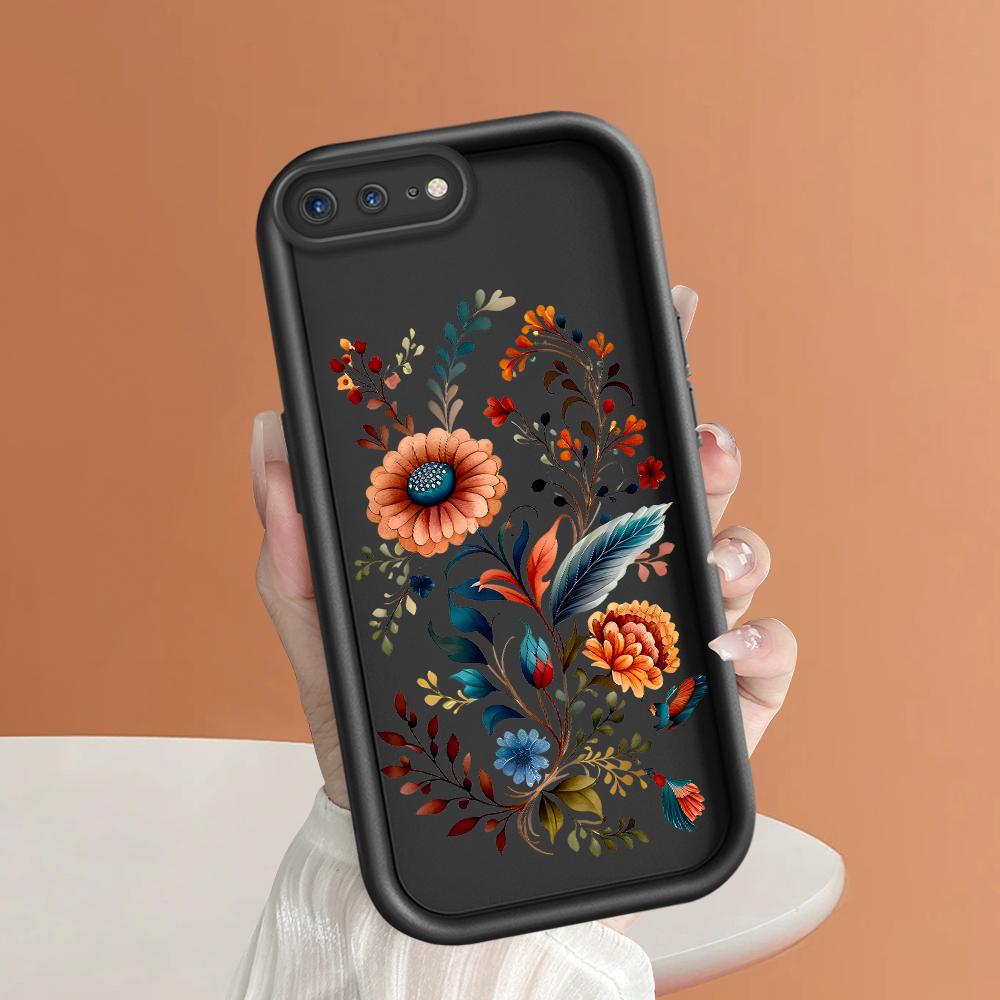 

Чехол для телефона с разноцветными цветами и растениями для iPhone Samsung Galaxy Xiaomi Redmi POCO HUAWEI Honor, противоударный резиновый мягкий гибкий чехол iPhone 5