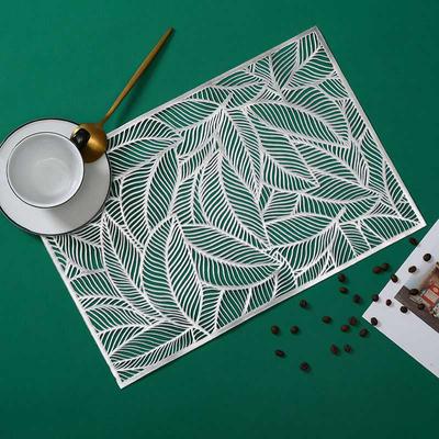 Table Decoration Heat Insulation Protection Exquisite Decorate Leaf Pot Holder Placemat