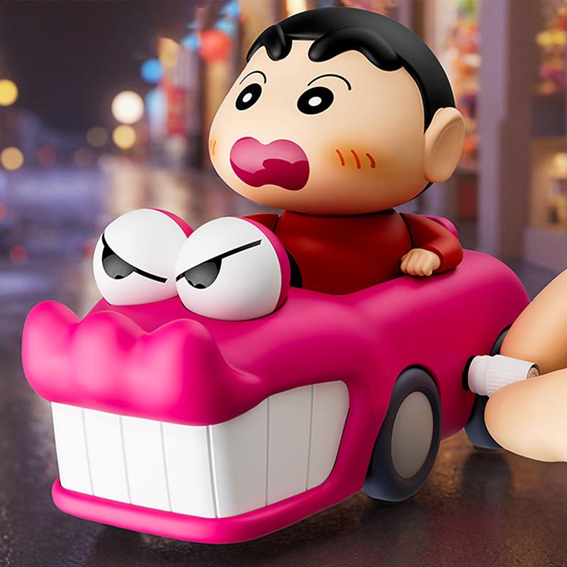 Crayon Shin Chan Dynamic Dynamic Super Vitality Series Blind Box Clockwork Doll Collectible Wind-Up Toy Desktop Decoration