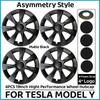 4PCS Wheel Caps for Tesla Model Y 2018-2024 Automobile Replacement 19 Inch Hubcap Performance Hub Cap Full Rim Cover Accessories