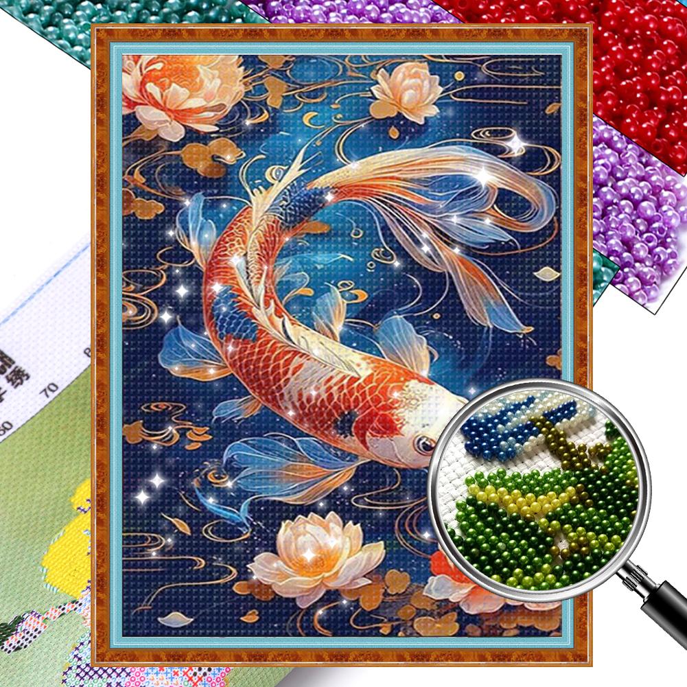 Kit de Cusătură în Cruce 11CT cu Flori, Imprimat cu Mărgele cu Broderie Completă, Decor de Artă pentru Casă