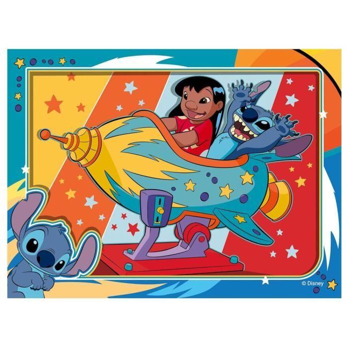 Puzzle box - ravensburger - disney stitch - 12, 16, 20, 24 pièces - enfant - bleu