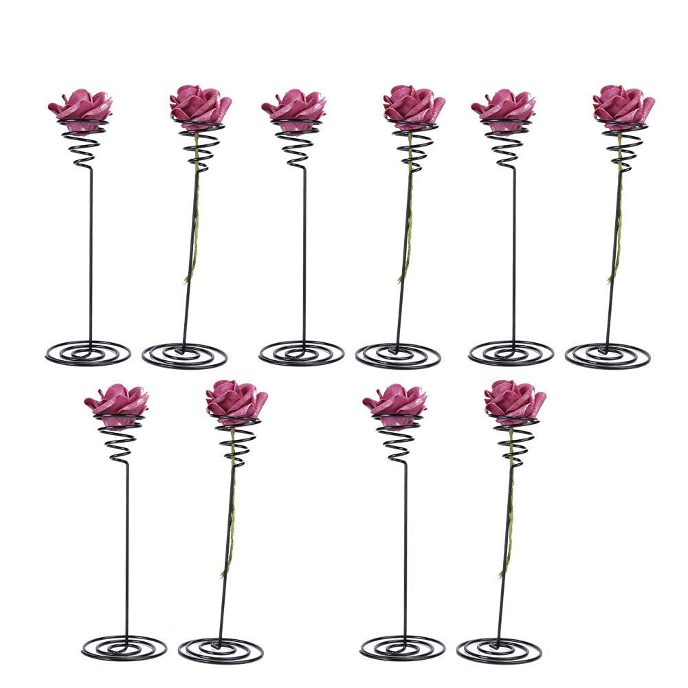 10Pcs Tabletop Planter Fashionable Plant Stand Holder Container Display Rack