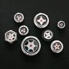 1Pcs G1/4 G3/8 G1/2 G3/4 Oil Sight Window Male Thread G1 G1-1/4 G1-1/2 BSP NPT Oil Level Sight Glass Tempered Glass Aluminum