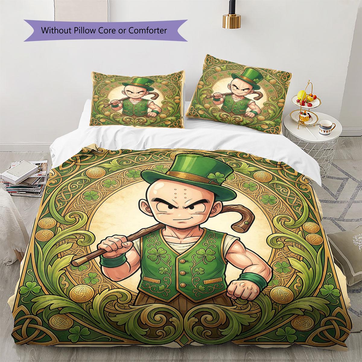 

MandalaDragonball Pattern Bedding Quilt Set Quilt Cover Pillowcase Home Decoration Birthday Gift (1 * duvet cover + 2 * pillowcase, without core) 135x200cm