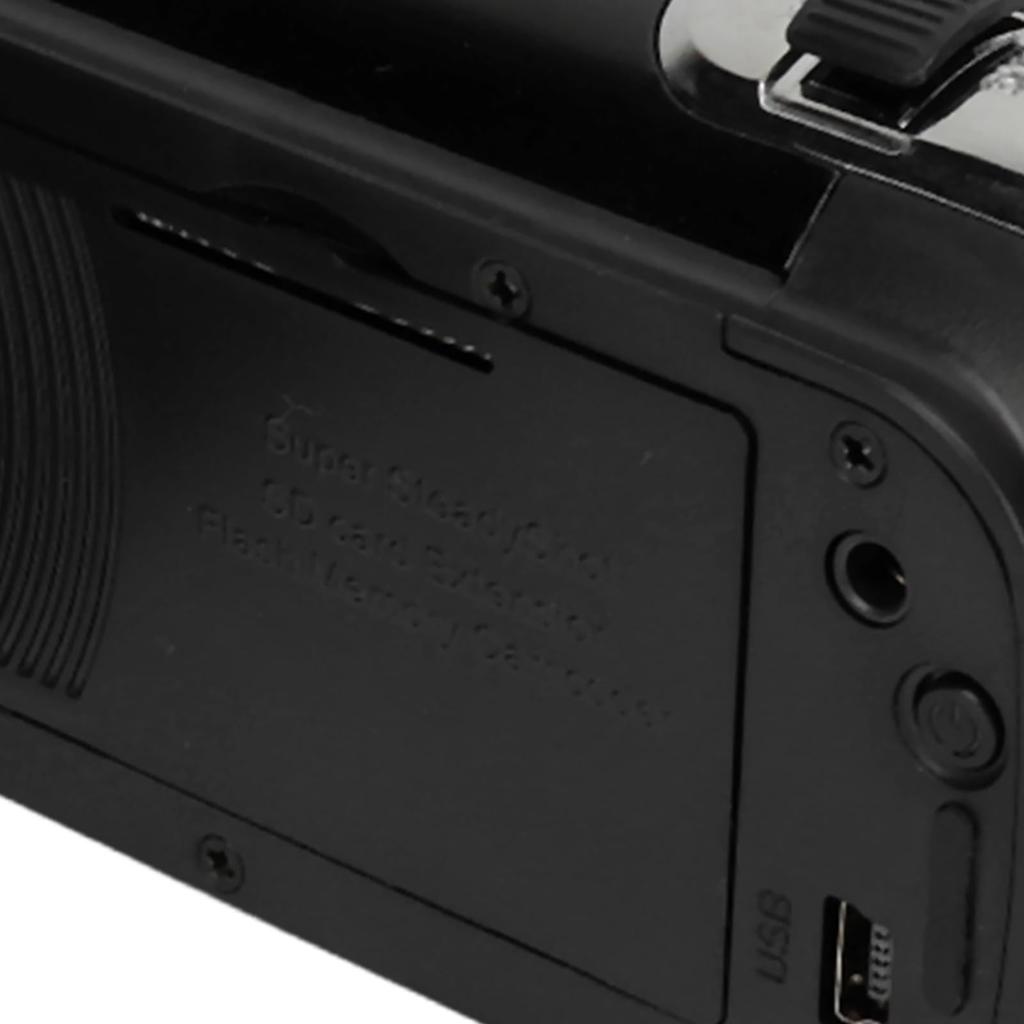 Digital Camera HD 1080P 16MP 2.4-inch Rotatable Screen Video Camera with 16X Zoom Recorder and Fill Light (Black)