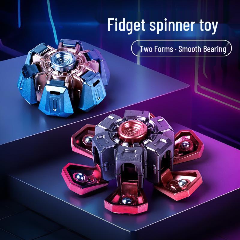 Transforming Mecha Gyroscope: Innovative Decompression Toy with Exploding Armor and Mechanical Features