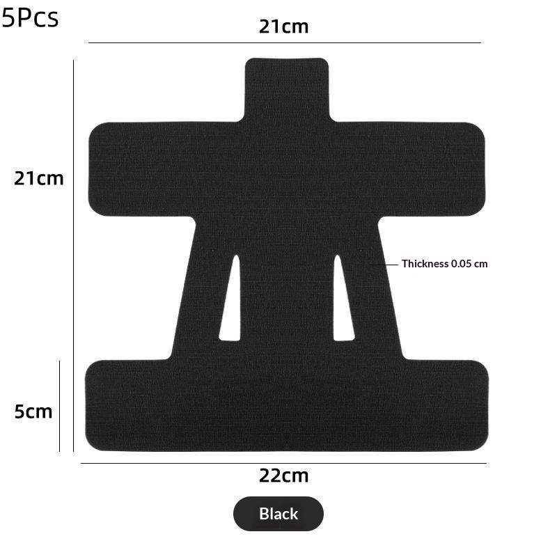 5Pcs Precut Tape Shoulder Pain Relief Breathable Waterproof Adjustable Shoulder Support Elastic Athletic Tap