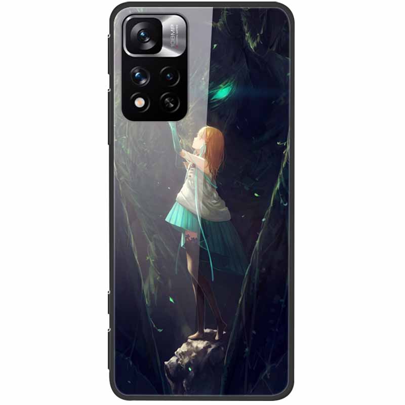 Tempered Glass Case For Xiaomi Redmi Note 11 Pro+ 5G Cover Hard Protective Funda for Redmi Note 11 Pro Plus 5G Soft Bumper 6.67