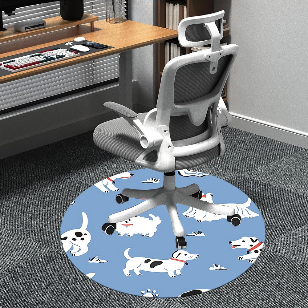

1pc Dogs Playful Chair Carpet for Office, Perfect for Office, Holiday Party Decoration Choice yy260314019 80cm by 80cm