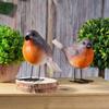 Cute Bird Figurines Handmade Yard Ornament Creative Garden Bird Statues  Bedroom Decor