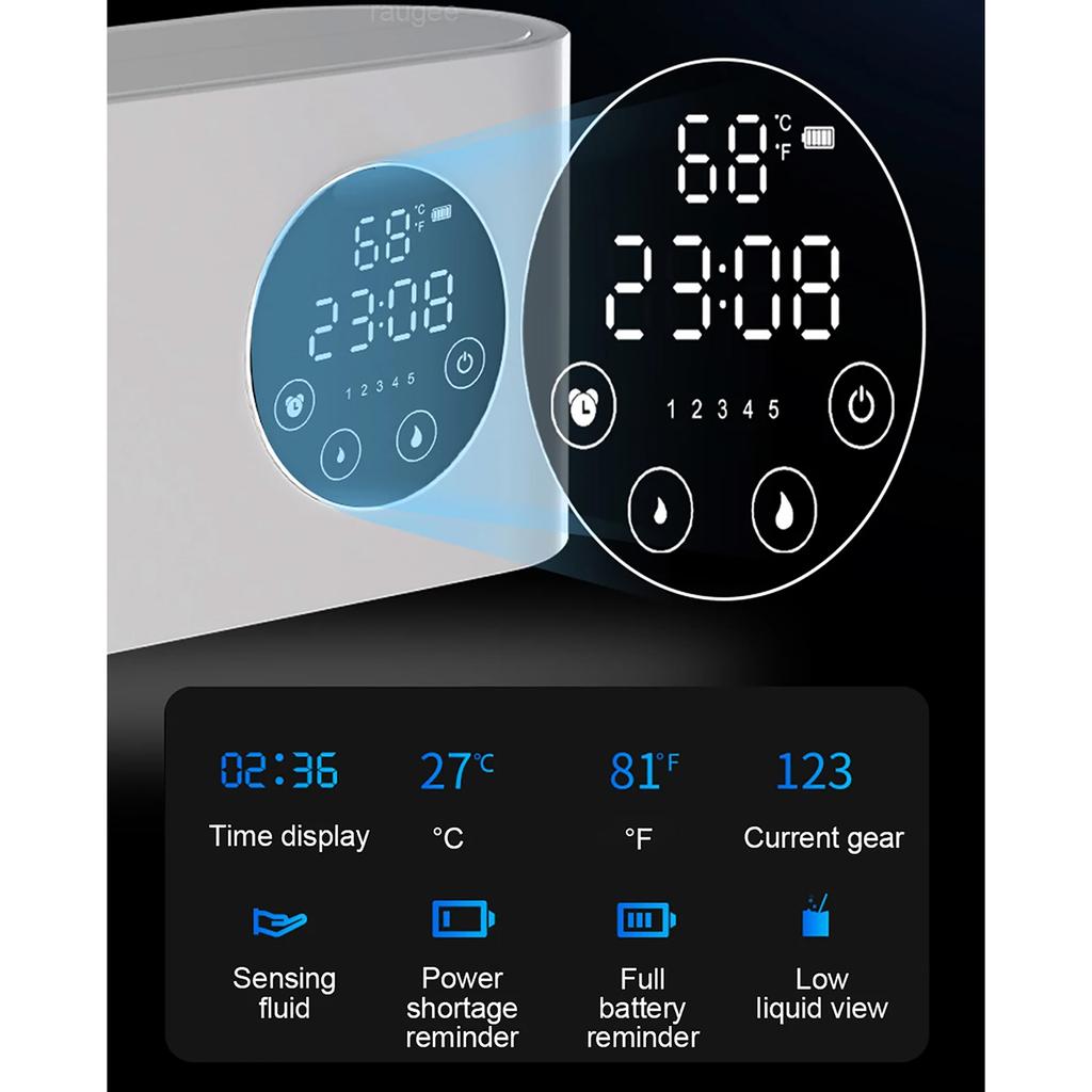 Touchless Automatic Soap Dispenser USB Rechargeable Motion Sensor Wall Mounted Suitable for Bathroom Kitchen Hotel