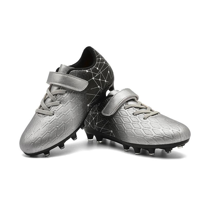 Large size football shoes men and women children broken nails tf artificial turf AG nails leather feet school game training shoes children