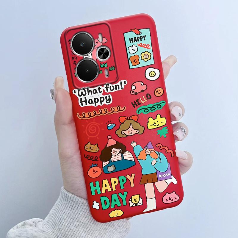 For Realme 14 5G Case RMX5075 Hot Cute Cartoon Panda Cover Soft Silicone Phone Case For Realme 14T Realme14 T 5G Back Cover Bags