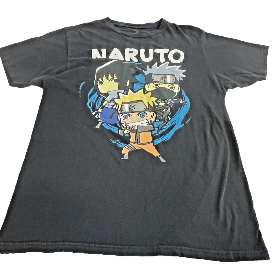 

Naruto Shippuden Mens Graphic T Shirt Anime Black Medium Fan S
