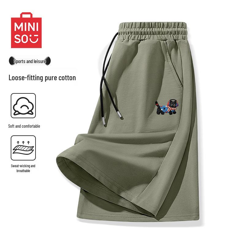 MINISO Men s Summer Cotton Blend Casual Shorts XL