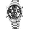 Seiko Men's SBER001 (PROSPEX SPEEDTIMER Solar Chronograph Metal Band Men's) Round Watch Silver