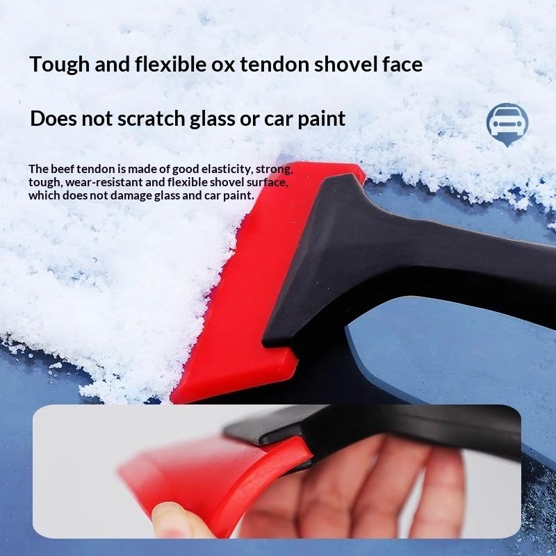 Pala da Neve per Auto Sbrinamento Auto Inverno Artefatto Rimozione Neve Strumento Spazzaneve Pala Sghiacciante Vetro Pala da Neve per Auto Raschiatura Neve