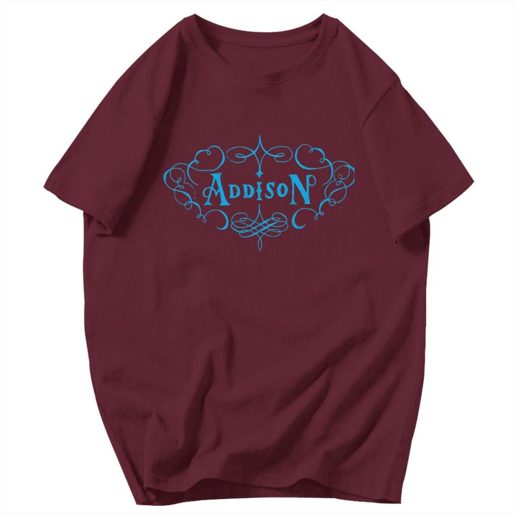Men T Shirt Singer Addison Rae 2025 Tour Merch 2026 Pops Y2K Graphic Customized Unisex Tops T Shirts